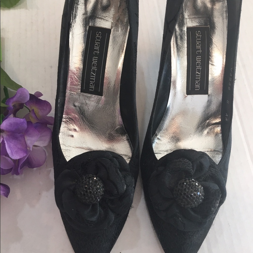 Stuart Weitzman Brocade Heels - Picture 9 of 16